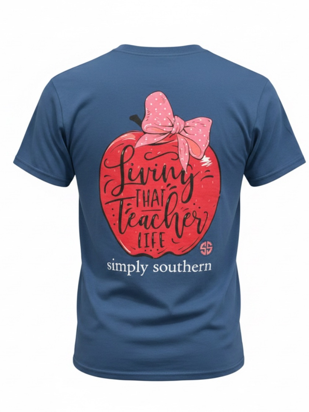 Simply Southern Navy Short-Sleeve Tee Living That Teacher Life
